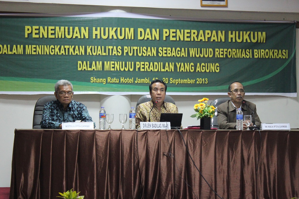 Dirjen Raih Gelar Doktor, KPTA Jambi Ucapkan Selamat