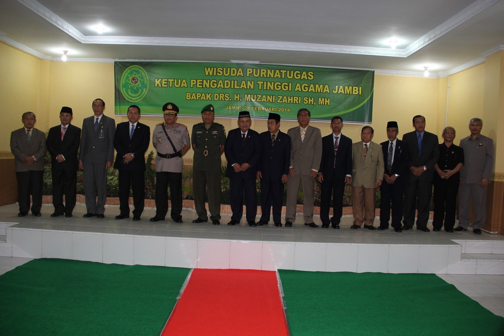 Anggota Forkompimda Hadiri Purna Tugas KPTA Jambi