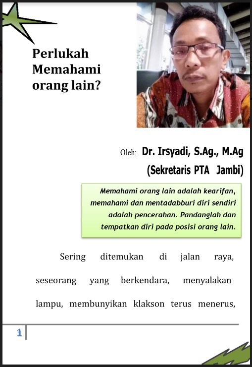 Cover Perlukah Memahami Orang Lain