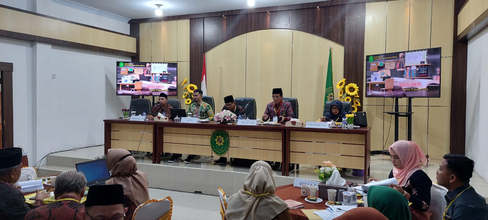 Tingkatkan Kualitas Putusan PTA Jambi Gelar Diskusi Hukum Satuan Kerja Wilayah Timur