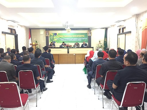 Rapat Koordinasi, Diskusi Hukum dan Penandatanganan Pakta Integritas di Pengadilan Tinggi Agama Jambi