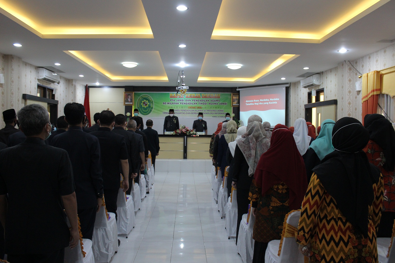 Pengadilan Tinggi Agama Jambi Sukses Menyelenggarakan Rapat Kerja Daerah (RAKERDA) Tahun 2021