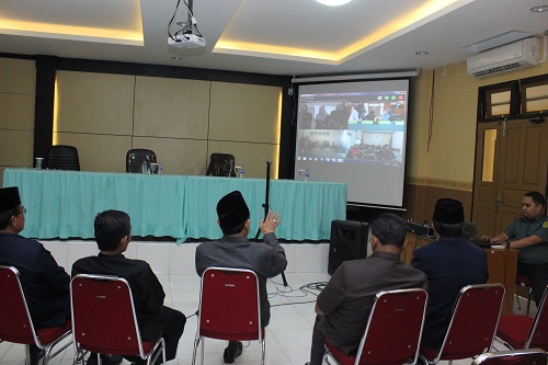 PTA Jambi Sukses menggelar teleconference ke seluruh PA Sewilayah