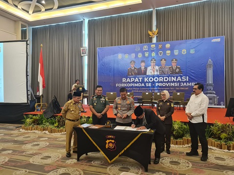 PTA Jambi Melaksanakan Penandatanganan Nota Kesepahaman (MOU) Dengan Kepolisian Daerah Jambi