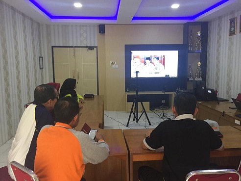 PTA Jambi saksikan Siaran Langsung Sosialisasi dan Diskusi Aplikasi Basis Data Kemiskinan