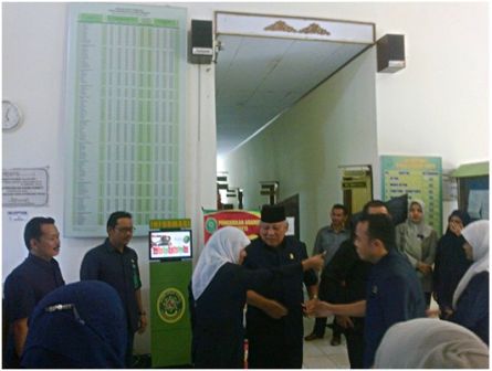 Paska Libur Lebaran, KPTA Jambi Sidak ke PA Sengeti (08/08/2014)