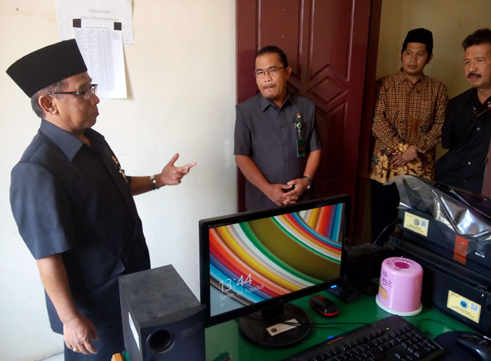 Hari Pertama Pasca Lebaran, Wakil Ketua PTA Jambi Lakukan Sidak ke PA Muara Tebo