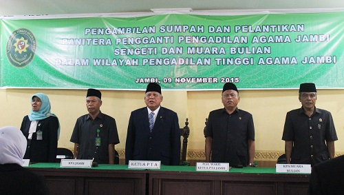 Sempat Tertunda, Akhirnya 4 CPP ini Resmi Dilantik Di PTA Jambi (09/11)