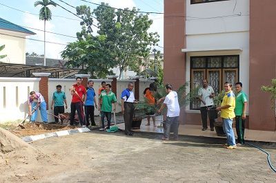 PTA Jambi Laksanakan Gotong Royong (08/01)