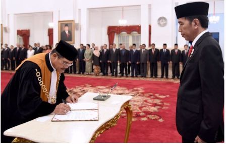 Ketua PTA Jambi Ucapkan Selamat dan Sukses Kepada Hatta Ali Yang Diangkat Kembali Menjadi Ketua MA Periode Kedua (02/03)