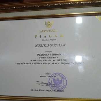 Ketua PA Sarolangun Dinobatkan Peserta Terbaik Satu Dalam Workshop KEPPH di Jambi