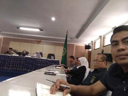 Menyongsong HUT MA Ke-74, Tiga Lingkungan Peradilan di Jambi Gelar Rapat