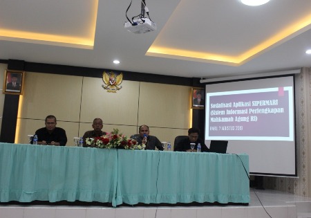 Biro Perlengkapan MA Sosialisasikan Aplikasi Sipermari di PTA Jambi