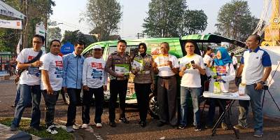 PTA Jambi Sosialisasikan Zona Integritas Di Car Free Day Jambi