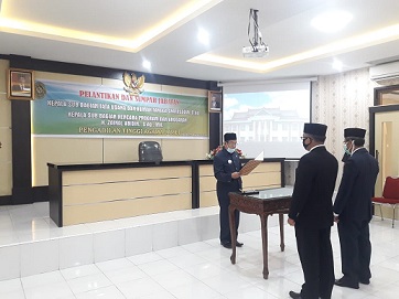 Kasubbag Tata Usaha & Rumah Tangga serta Kasubbag Rencana Program & Anggaran di PTA Jambi Resmi Dilantik