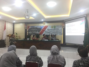PTA Jambi Gelar Acara Assessment Eksternal Surveillance Pertama Akreditasi Penjamin Mutu Pengadilan Tinggi Agama Jambi Tahun 2019
