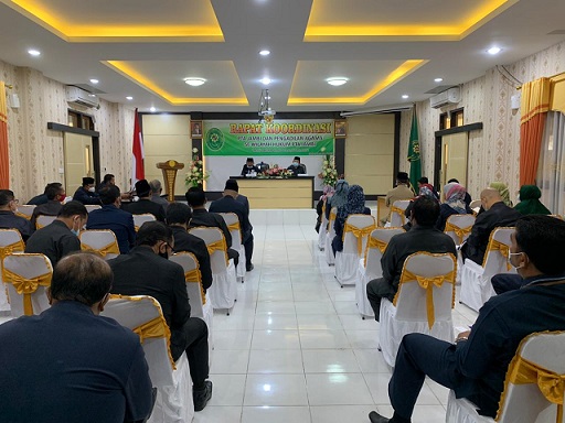 Rapat Koordinasi PTA Jambi dan PA Sewilayah Hukum PTA Jambi