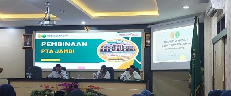 Lakukan Pembinaan dan Pengawasan, PTA Jambi terapkan Aplikasi WASTITAMA