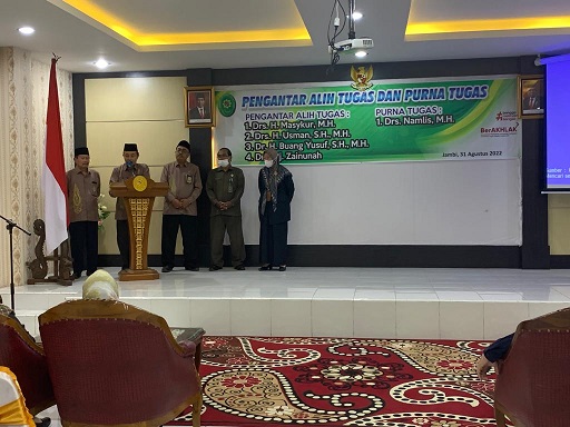 PTA Jambi Laksanakan Acara Pengantar Alih Tugas dan Purna Tugas