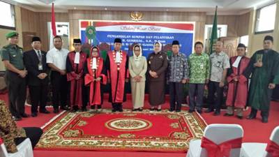 KPTA Jambi Hadiri Pelantikan Wakil Ketua Pengadilan Tinggi Jambi