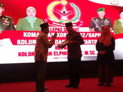 KPTA Jambi Hadiri Lepas Sambut Komandan Korem (Danrem) 042/Garuda Putih