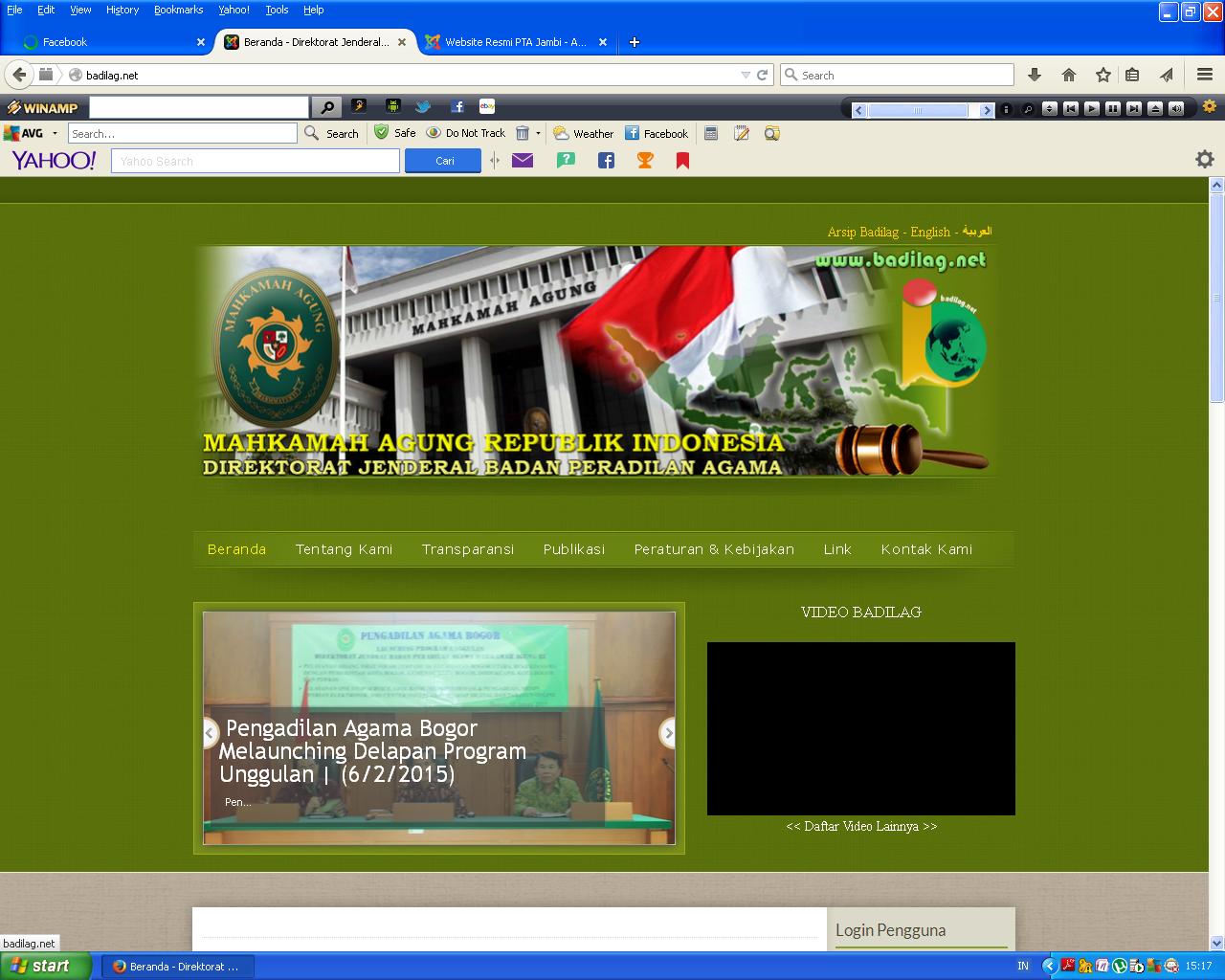 Jurdilaga PTA Jambi Kembali Jadi Jawara Pengiriman Berita (12/02/2015)