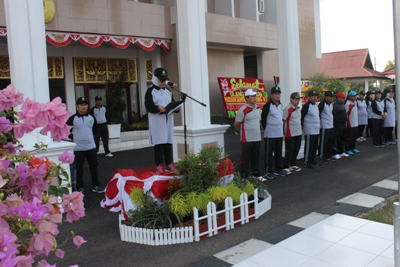 PTA JAMBI Laksanakan Upacara HUT Mahkamah Agung RI KE-73