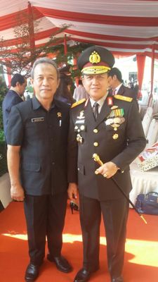 KPTA Jambi Hadiri Upacara HUT Bhayangkara Ke- 72 di Mapolda Jambi