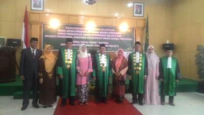 Pindah Tugas, Wakil Ketua PTA Jambi dilantik Menjadi Wakil Ketua PTA Pontianak