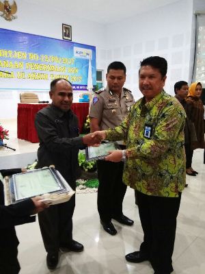 PTA Jambi Raih Penghargaan Satker Dengan Rekonsiliasi dan LPJ Terbaik 1 Tahun 2017 di Wilayah KPPN Jambi