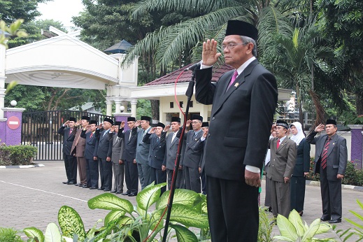 Upacara HUT RI ke-68 di PTA Jambi Berlangsung Sukses