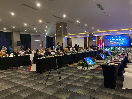 Ketua PTA Jambi Beserta Jajarannya Mengikuti Rapat Kerja Dengan Komisi III DPR RI 