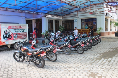 PTA Jambi Service Massal Kendaraan Dinas Roda 2 