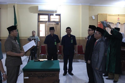 PTA Jambi Kedatangan Panitera Muda Banding dan Hukum Yang Baru