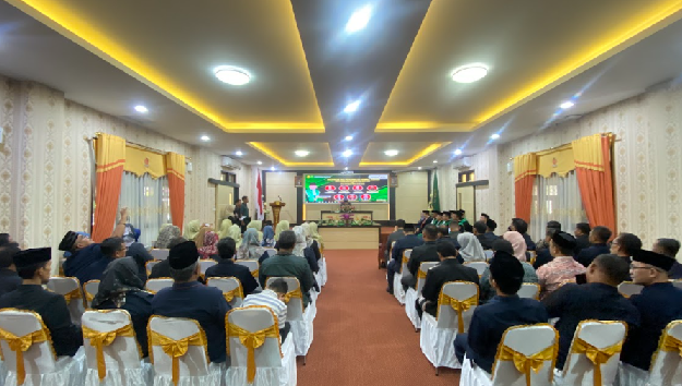 PTA JAMBI Selenggarakan Pelantikan dan Pengambilan Sumpah Jabatan Hakim Tinggi dan Ketua Pengadilan Agama