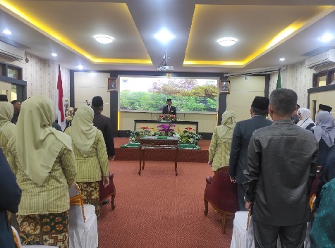 PTA JAMBI Selenggarakan Pelantikan dan Pengambilan Sumpah Jabatan Kepala Sub Bagian Keuangan dan Pelaporan