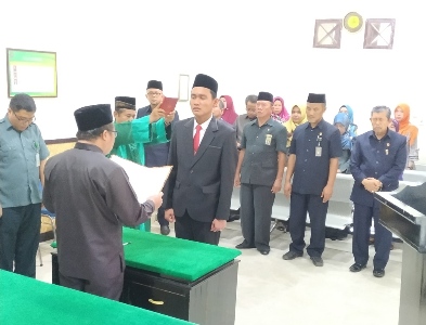 KPTA Jambi Antar Pelantikan Pegawainya ke Pengadilan Agama Sarolangun