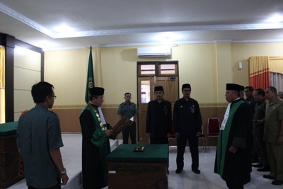 Drs. Asli Nasution, M.E.Sy di Lantik Menjadi  Ketua Pengadilan Agama Muara Tebo