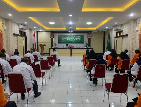 PTA Jambi Laksanakan Acara Pelepasan Mahasiswa Magang dari Fakultas Hukum Universitas Jambi