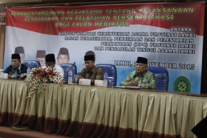 PTA Jambi Jalin Kerjasama Dengan Kanwil Kemenag Jambi dan BP-4 Jambi (20/11)