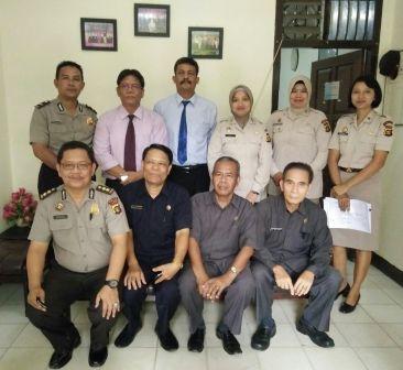 Tiga Hakim Tinggi PTA Jambi Rampungkan MoU di Polda Jambi (17/02)