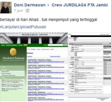 Hakim PA Muara Sabak Lakukan Hal Ini Pada Hari Libur (14/03)