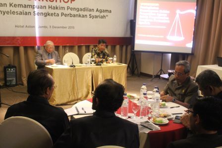 KPTA Jambi : Diawali Ramah Tamah, Workshop Keuangan dan Ekonomi Syariah Terlaksana (03/12)