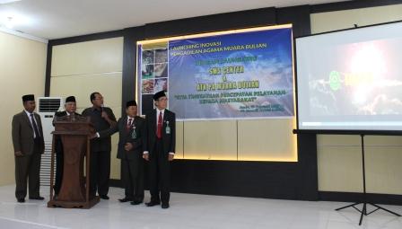 Direktur Ditbinganis PA Ditjen Badilag Launching Inovasi PA Muara Bulian (27/02)