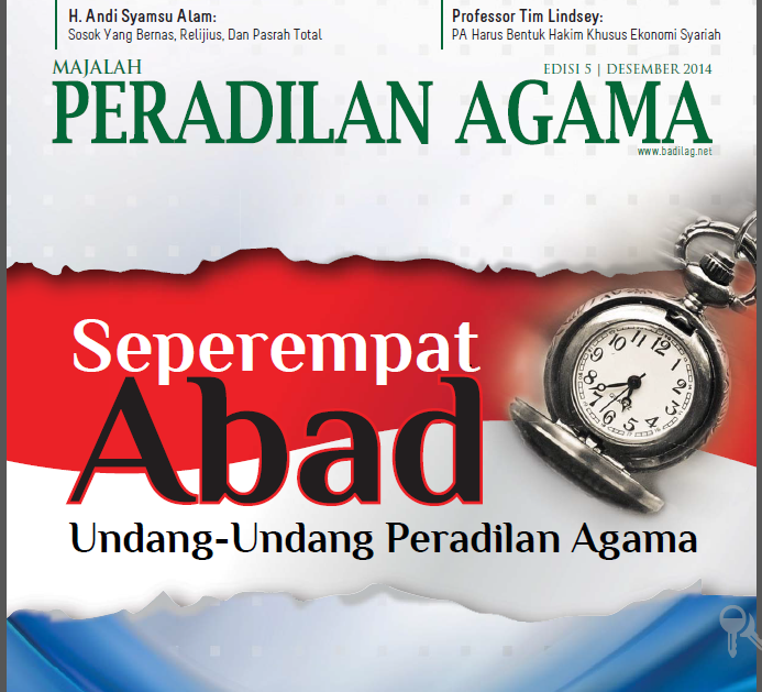 Hakim Tinggi PTA Jambi Antusias Membaca Majalah Peradilan Agama Edisi 5 (22/01)