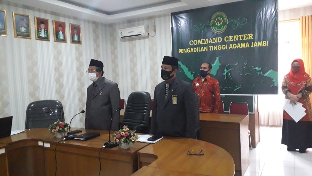 PTA Jambi Hadiri Wisuda Purnabakti Ketua PTA Kendari Secara Virtual
