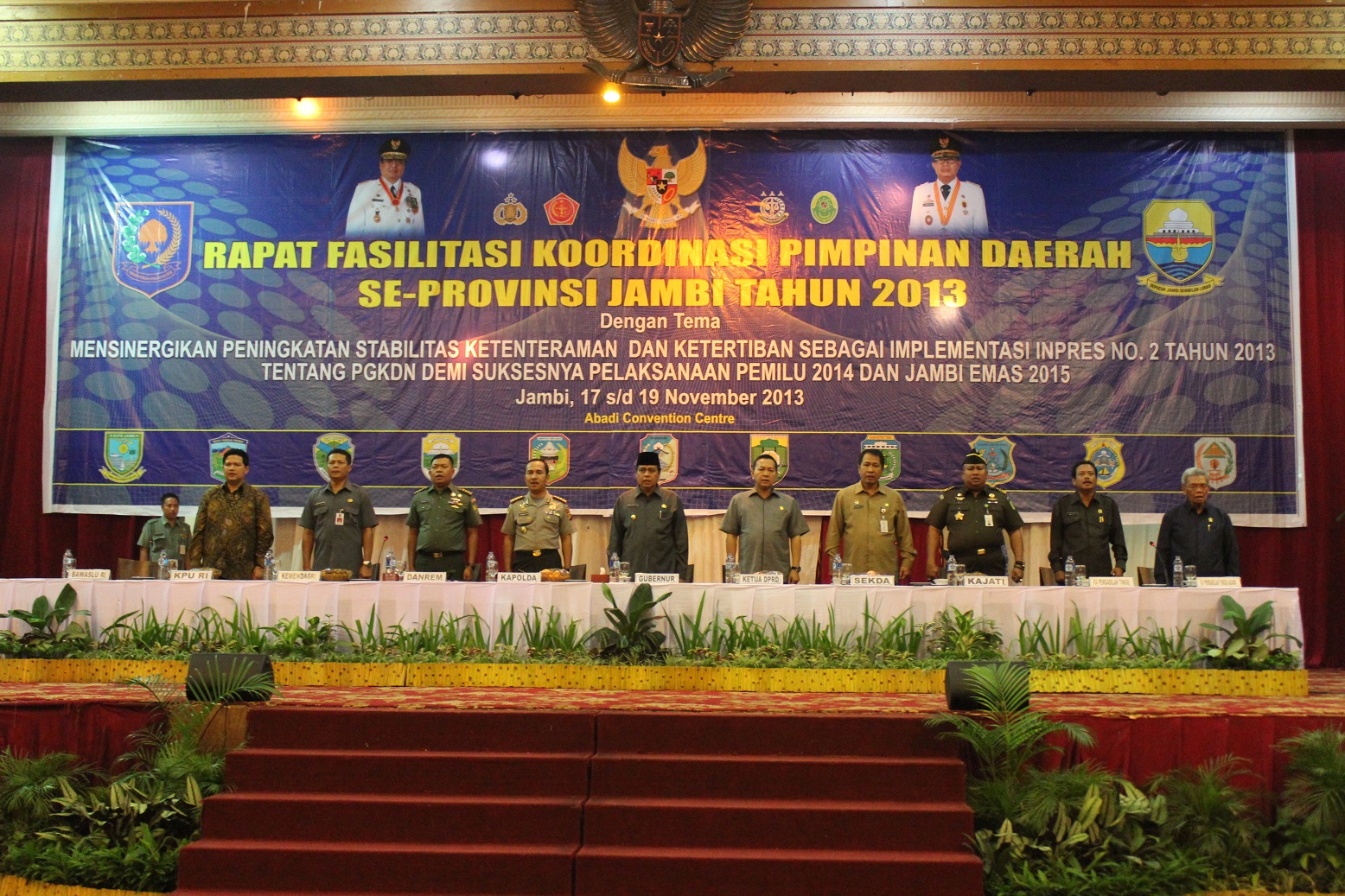 Hadiri Rakor Pimpinan Daerah Se-Provinsi Jambi