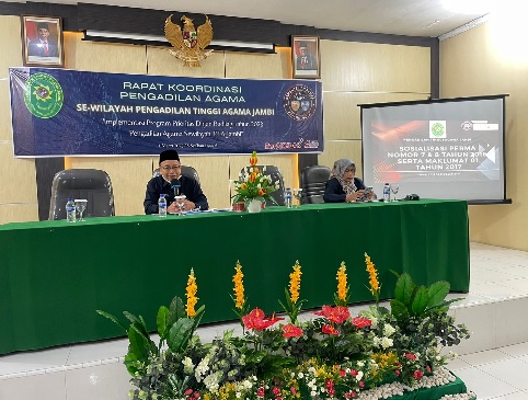 PTA Jambi Selenggarakan Rapat Koordinasi Pengadilan Agama Sewilayah