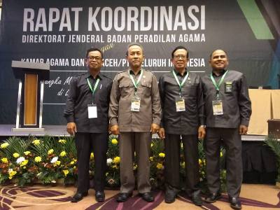 Pimpinan Pengadilan Tinggi Agama Jambi Menghadiri Rapat Koordinasi Diselenggarakan Oleh Badilag