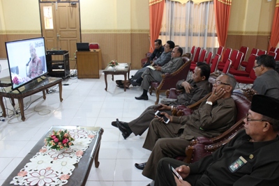 PTA Jambi Saksikan Siaran Langsung Refleksi Akhir Tahun 2018 Mahkamah Agung Republik Indonesia